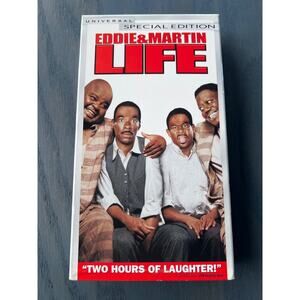 Life Eddie Murphy Martin Lawrence Comedy Movie Vintage 2000 VHS Tape Pre-Loved